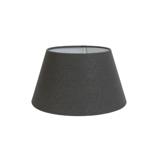 10 Inch Dottie Luxury Linen Lampshade | Dark Grey