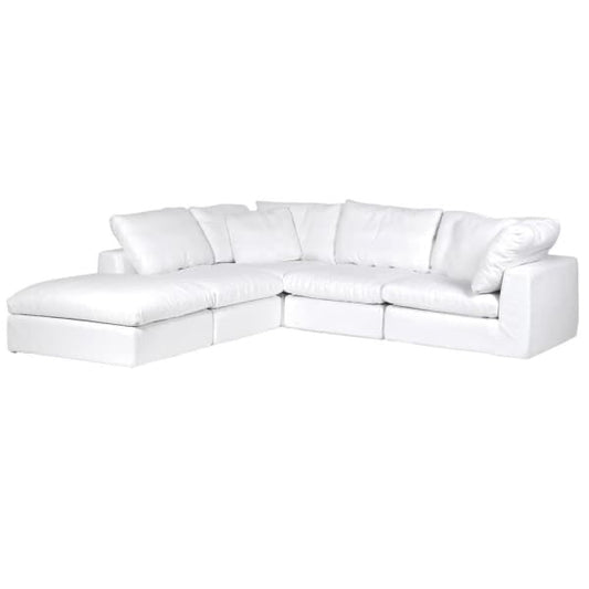 Hamptons Corner Sofa | White