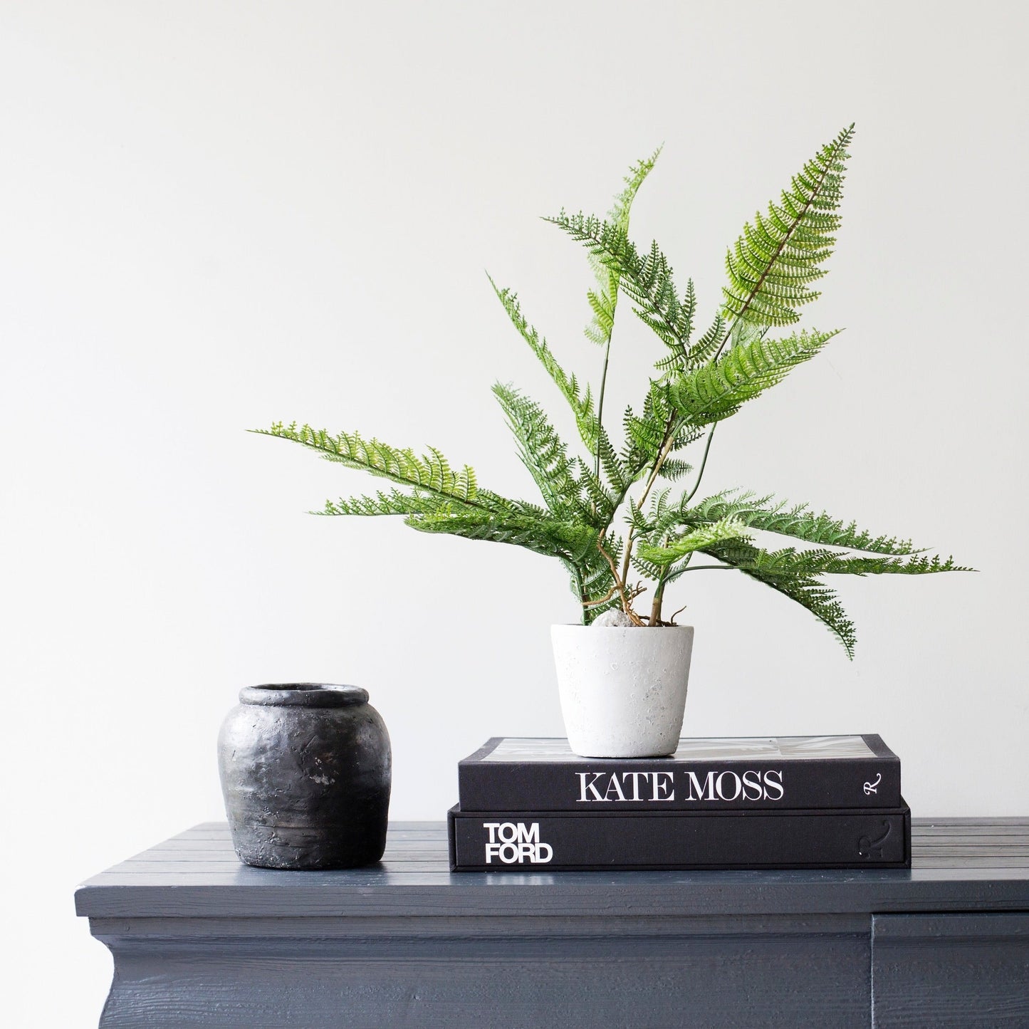faux potted fern 