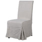 Linen Dining Chair Off White