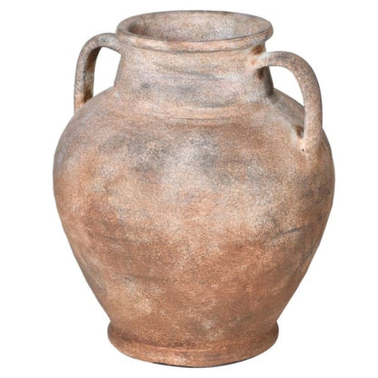 Antiqued Ceramic Urn Short