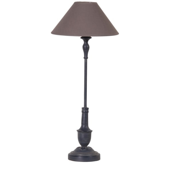 Antique Style Black Table Lamp with Shade